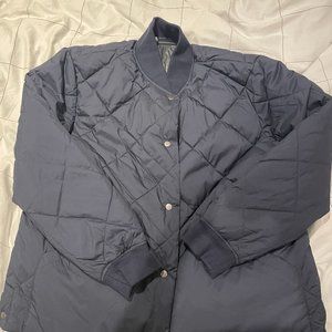 J. Crew Men's Quilted Bomber Jacket Reversible XL